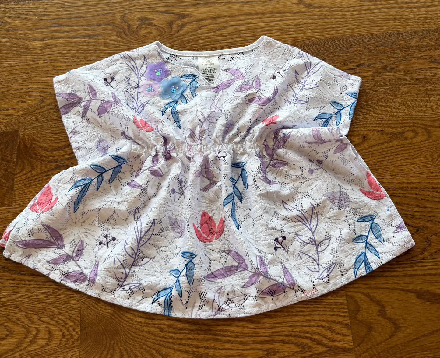 52 - Girls 3T Disney Bathing Suit Cover Up