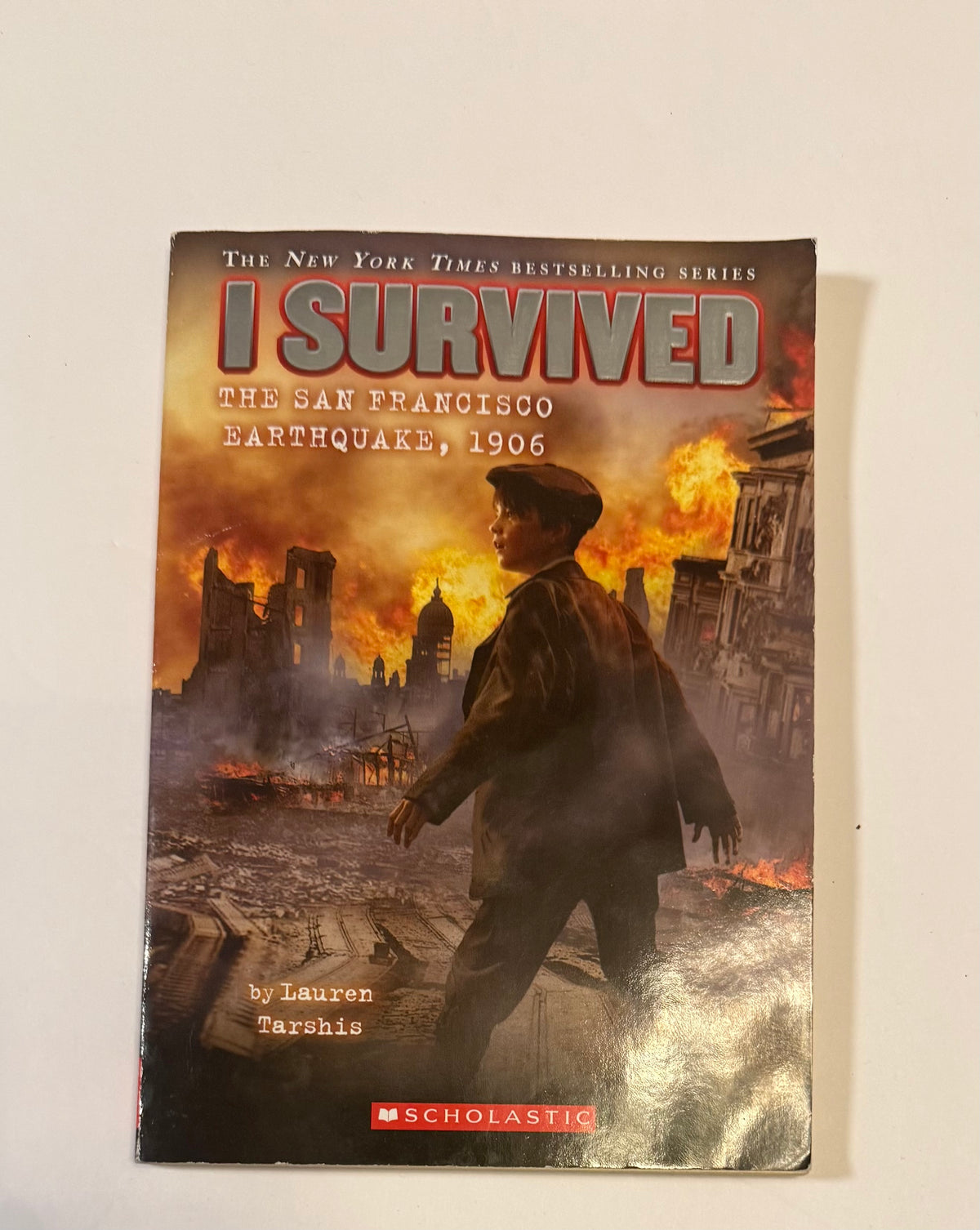 #141 Set of I survived novels -San Fran earthquake, grizzlies, Gettysburg, and great Chicago fire