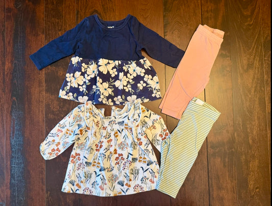#28 Carters Outfits Bundle - Girls 6 Months