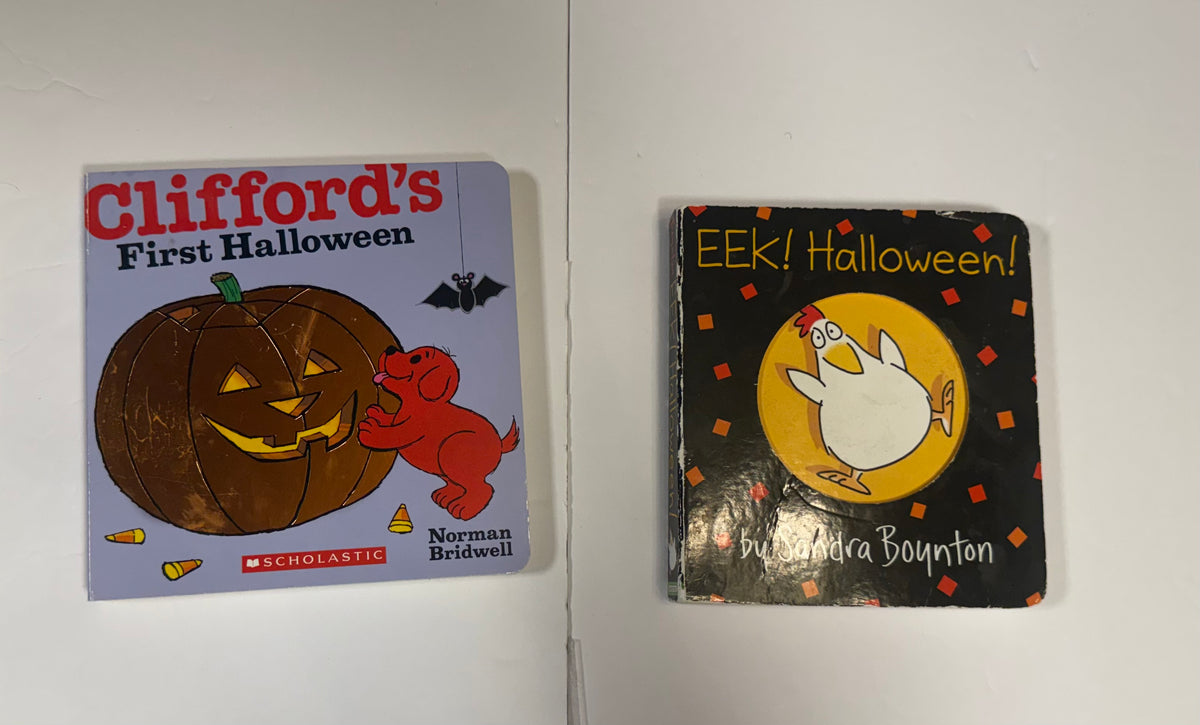 #141 Halloween Board Book Bundle - Eek! Halloween and Clifford's First Halloween