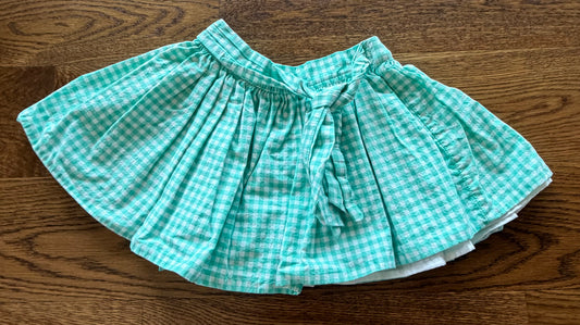 52 - Girls 2T Carter’s Green/White Skirt