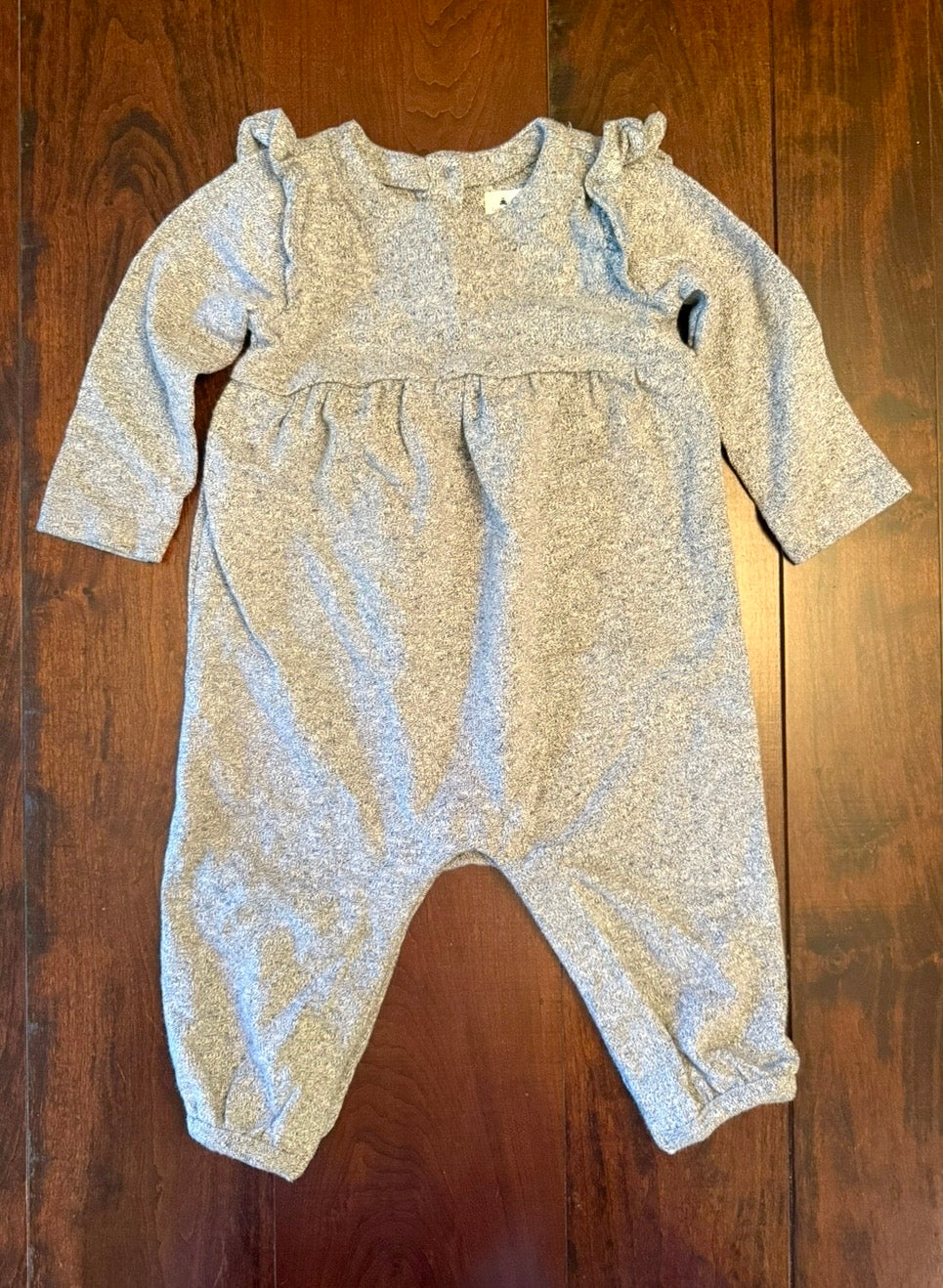 #28 Gap Pants/Long Sleeve Romper - Girls 6-12 Months