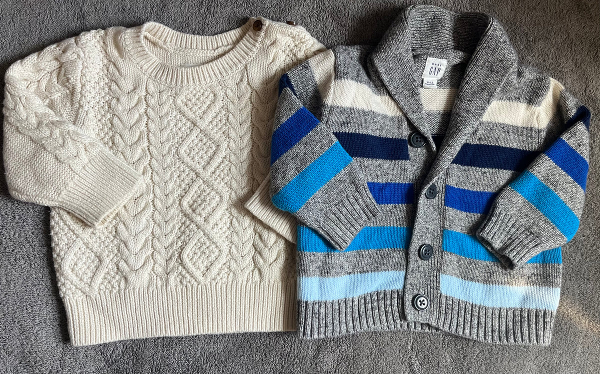 Seller #13 Gap boys 6-12 months sweater bundle