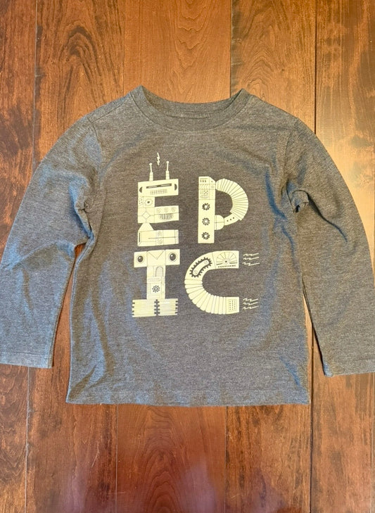 #28 Cat & Jack EPIC Long Sleeved Tshirt - Boys XS 4/5
