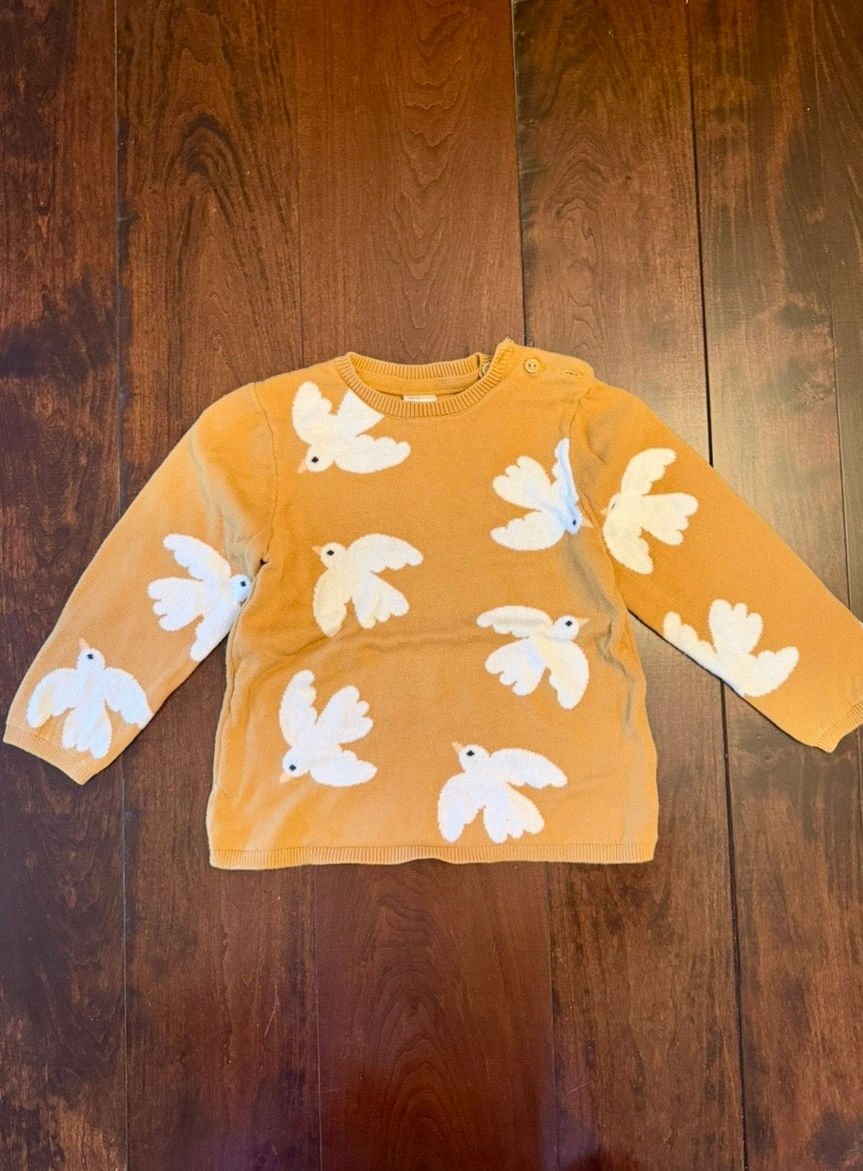 #28 H&M Lined Sweater - Girls 12-18 Months