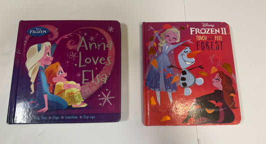 #141 Frozen book bundle - touch and feel and lift the flap
