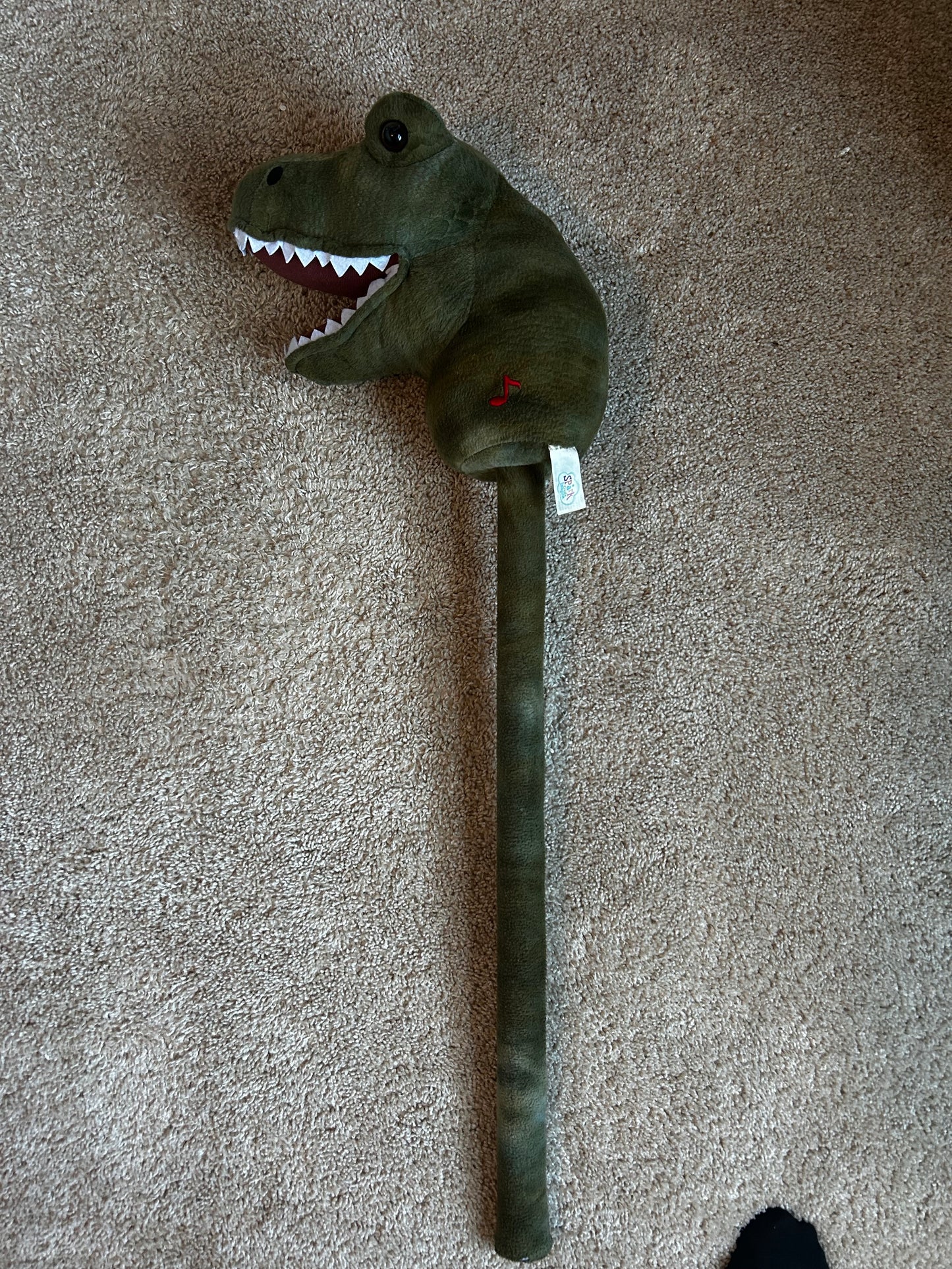 Dinosaur riding toy, makes noises! 45247OR45212