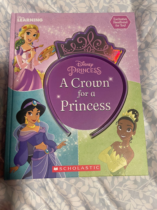 #177 A Crown For a Princess book w/crown (NEW)