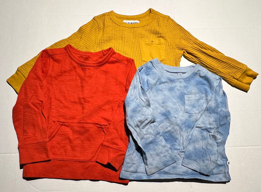 #98 Boys 3T Old Navy and Gap Long Sleeve Shirts