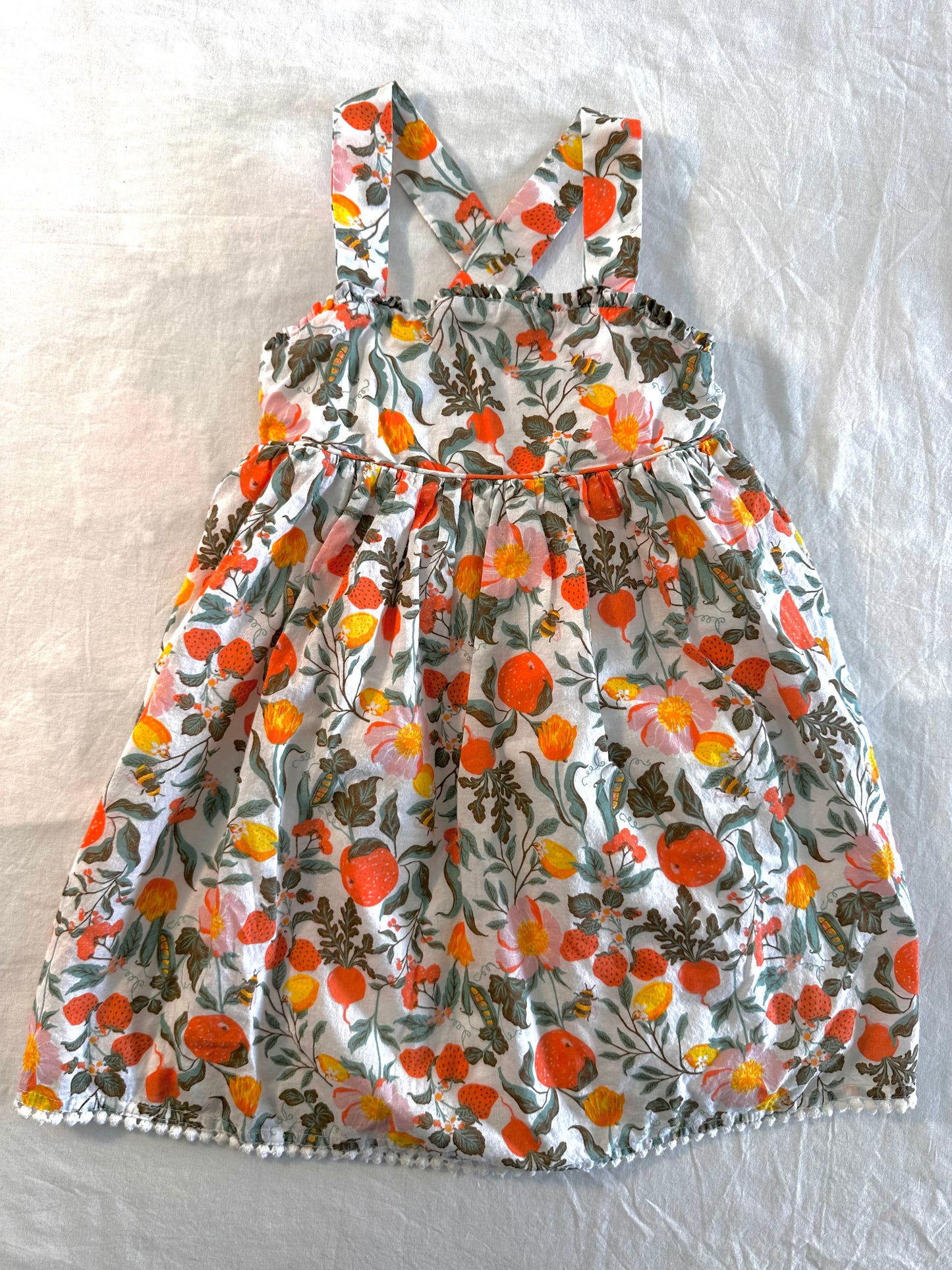 #30 Igrid Olsen Citrus Print Dress - EUC - 4