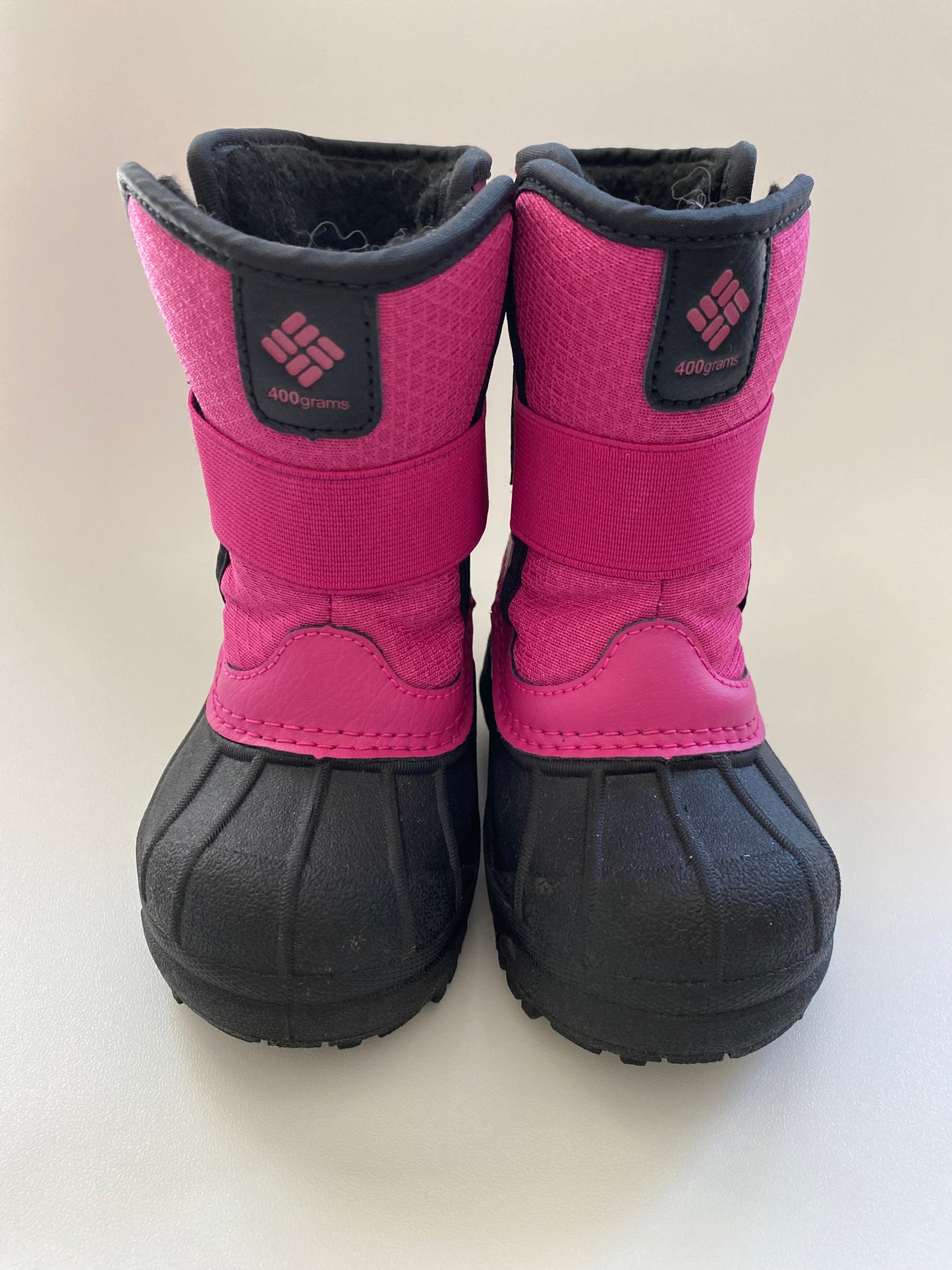 #117- Girls 7c, Columbia pink snow boots, EUC,*reduced*