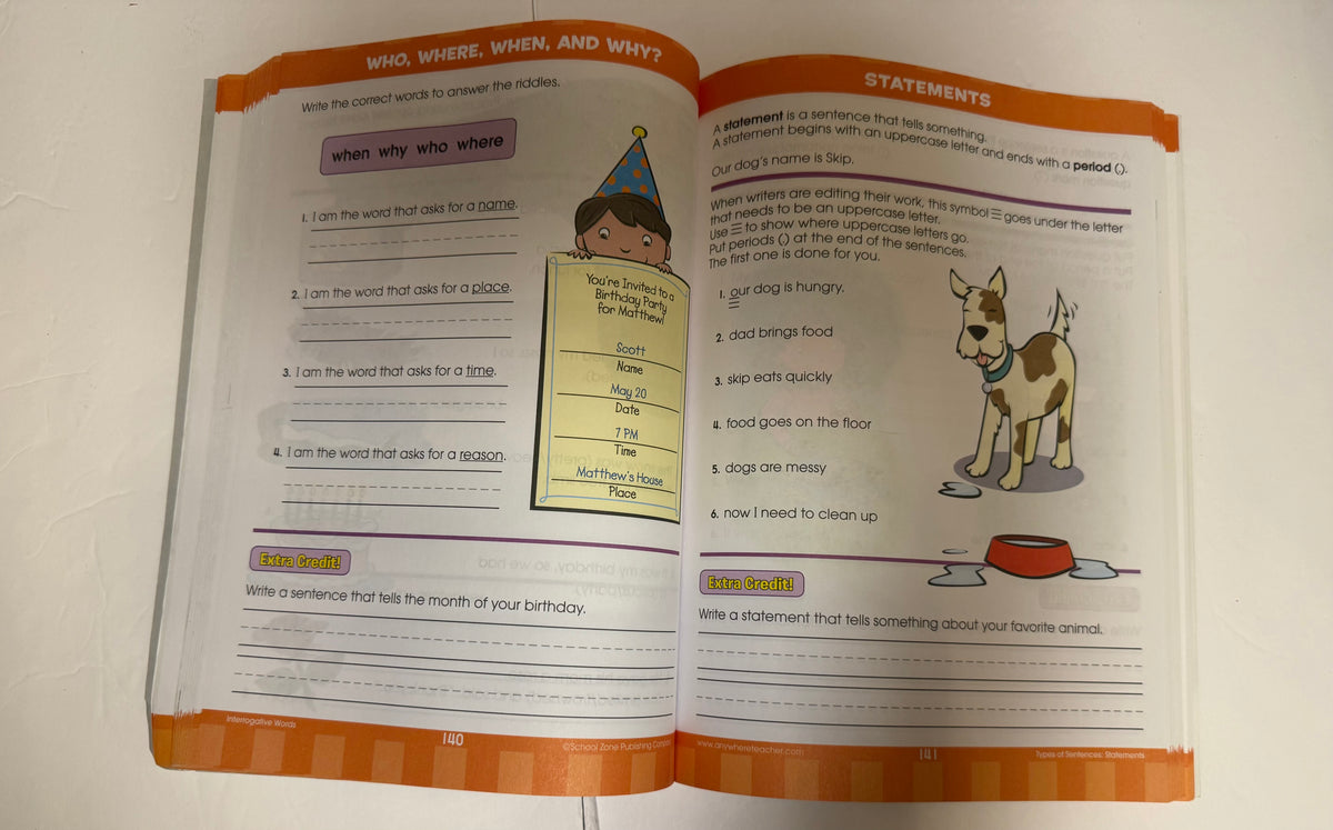 #141 First Grade Workbook Bundle - Less than 10 pages used in each BiG First Grade and First Grade Comprehensive Curriculum - Less than 30 pages used of 544