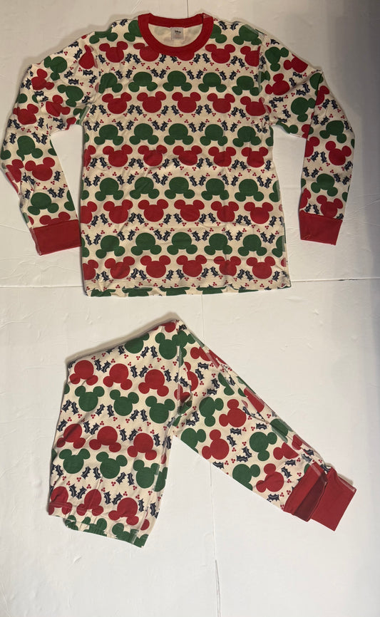 #141 Adult large Hanna Andersson Mickey Christmas pajamas