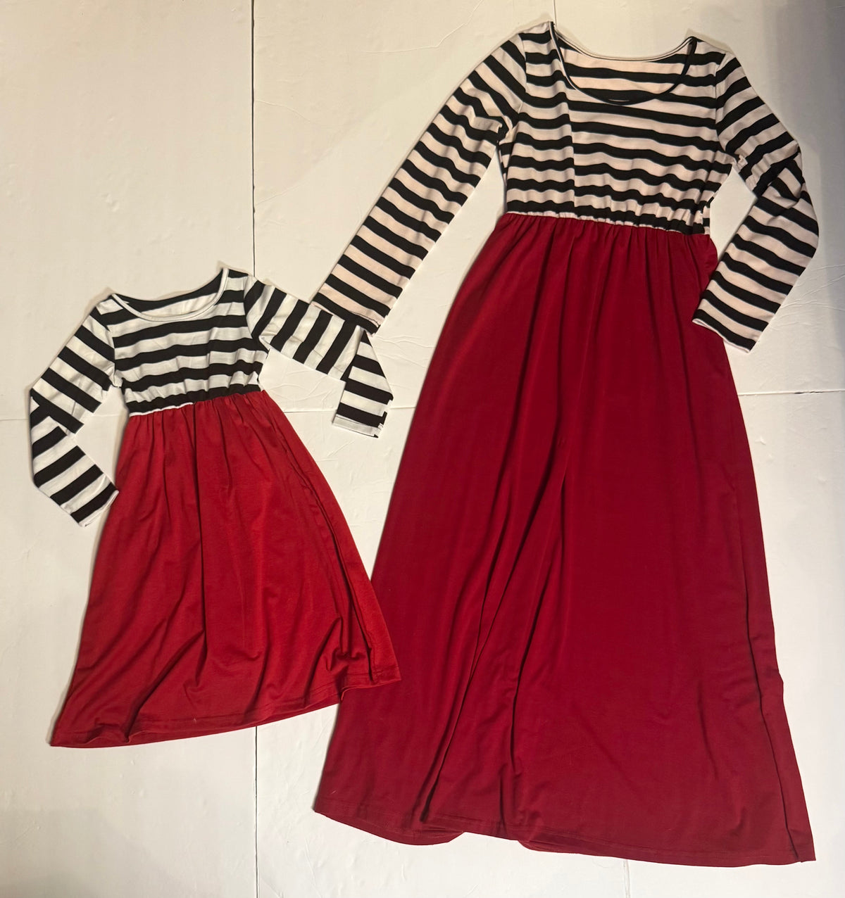 #141 Girls 3T and Mom Medium Mia Belle Girls Mommy and Me Dresses