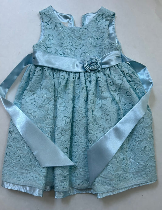 #200 Girls size 2T light blue"Cinderella" dress