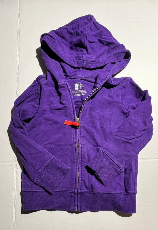 #98 Girls Primary 2-3T Zip Hoodie