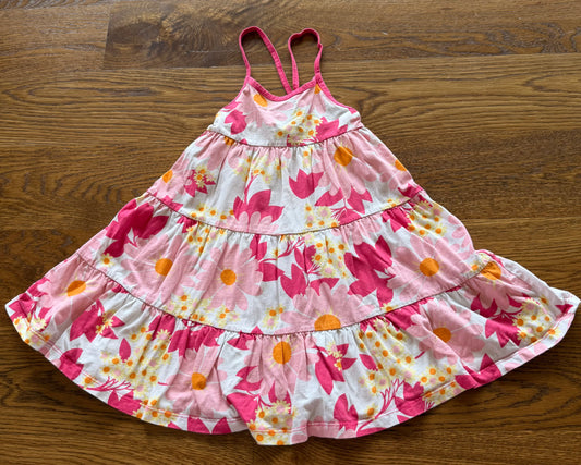 52 - Girls 4T Osh Kosh Bigosh Pink Floral Dress