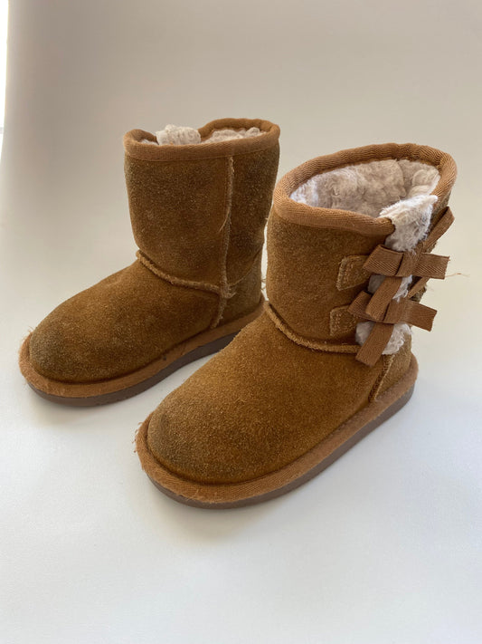 #117- Girls 8c, Koolaburra by Ugg brown leather boots, GUC,*reduced*