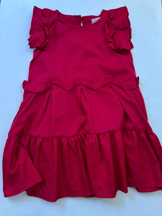 #200 Girls Size 4T Gymboree Red Holiday dress