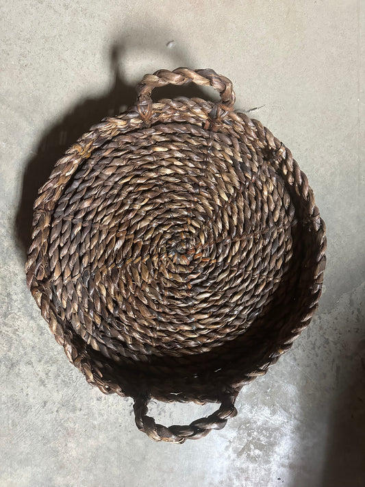 #24 Potterybarn wicker decor