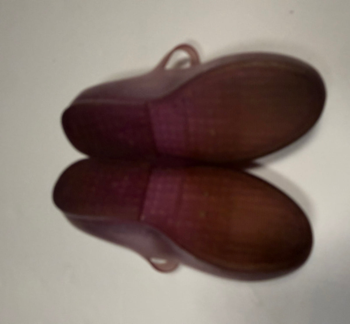 #141 Girls Shoe Size 11 Mini Melissa Little Mermaid Ariel  Pink Shoes with Velcro Strap