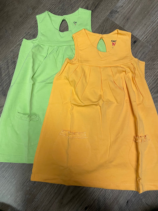 New Girl 2-3 yrs two cotton dresses. Country kids
