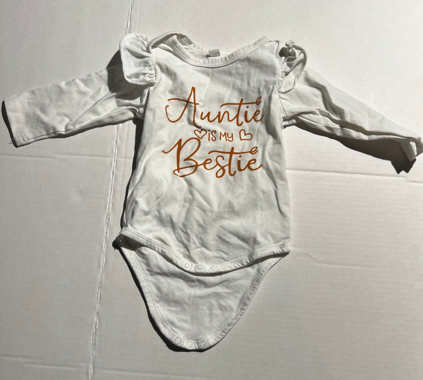 #98 Girls 18mo Auntie Onesie