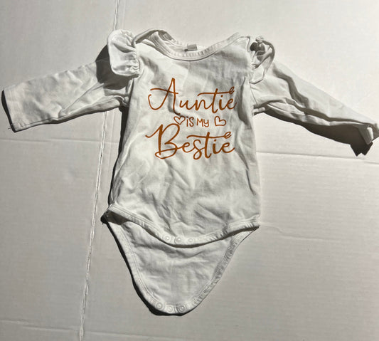 #98 Girls 18mo Auntie Onesie
