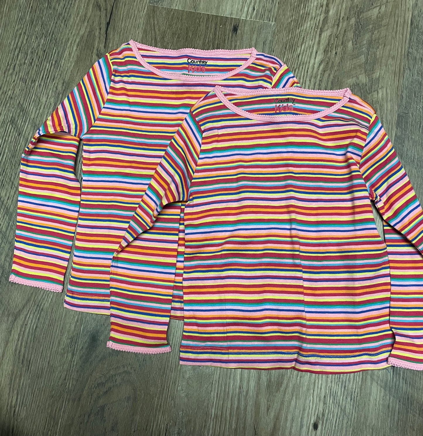 New girl 2 -3 yrs two long sleeve shirts. Country kids.