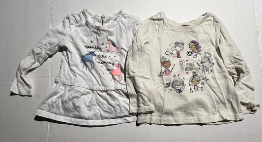 #98 Girls 2T Shirt bundle
