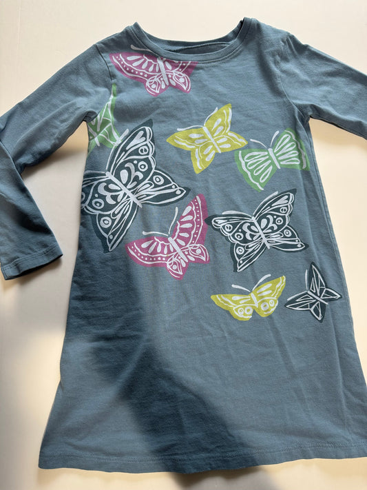 REDUCED #92 girls 5 t TEA collection butterfly dress