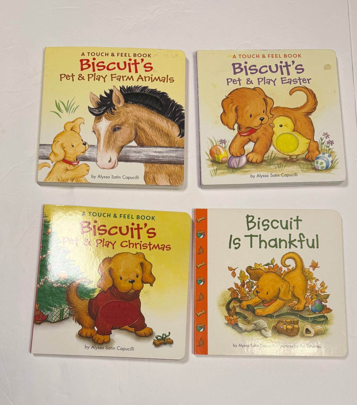 #141 Buscuit Pet & Play Holiday and Farm Board Book Bundle