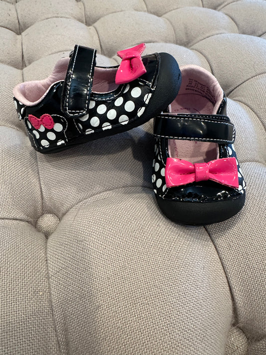 #85 Stride Rite Disney Minnie Mouse Walker Shoes, Toddler girls 3