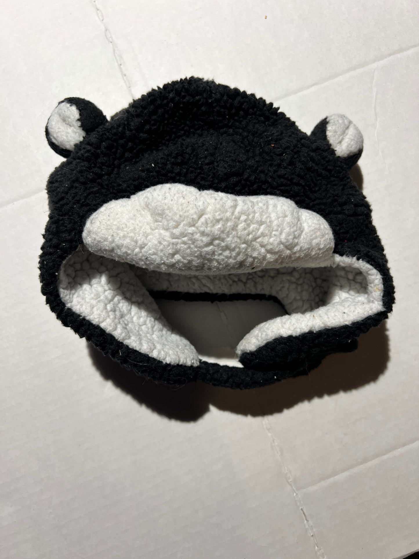 #98 12-24mo Gender Neutral Bear Winter Hat.