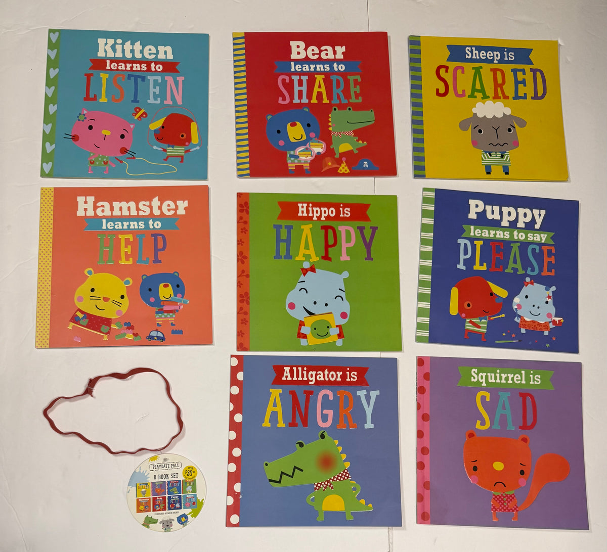 #141 play date pals book bundle - learn about emotions, sharing, etc