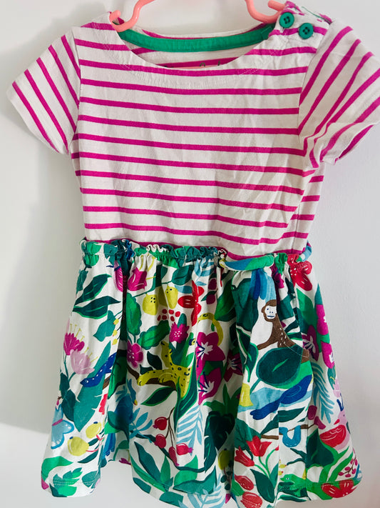 #15 Boden 3/4 Jungle Animal Dress