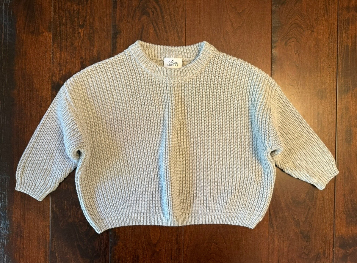 #28 Orcas Lucille Oversized Sweater - Girls 12-18 Months