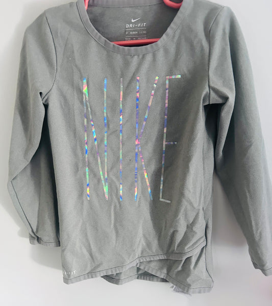 #15 Nike 3t Dri-Fit Cross-Over LS Shirt