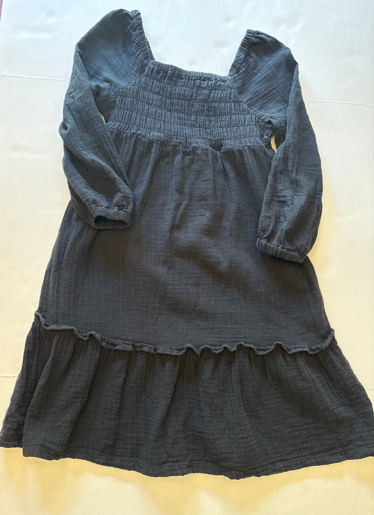 Seller 118 VGUC Girls Old Navy Black dress. 3/4 sleeves Size 10/12