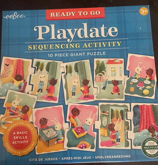 #177 Playdate 10 Piece Sequencing Puzzle