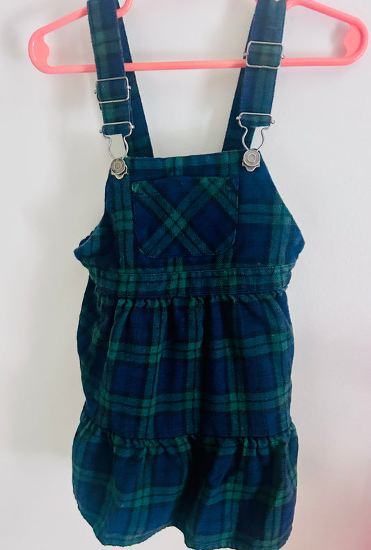 #15 Zara 2/3 Tartan Jumper Dress