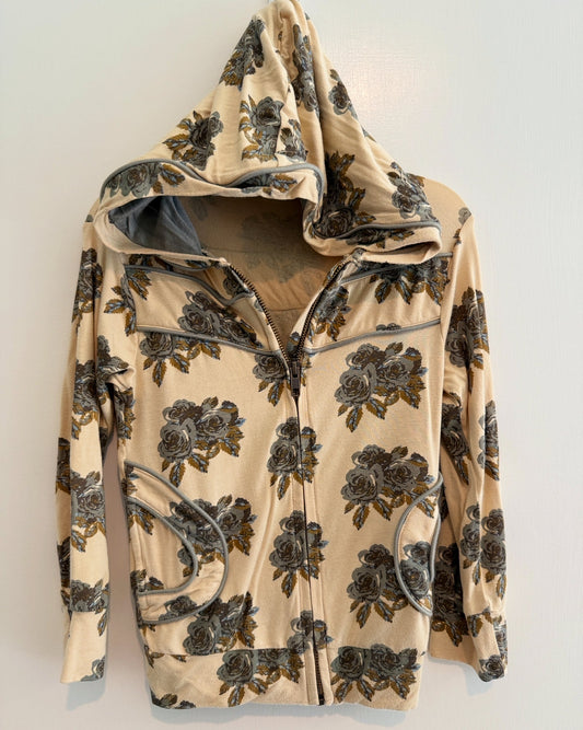 #146 - REDUCED Girls 5 Kate Quinn Floral Zip-Up | Worn Once