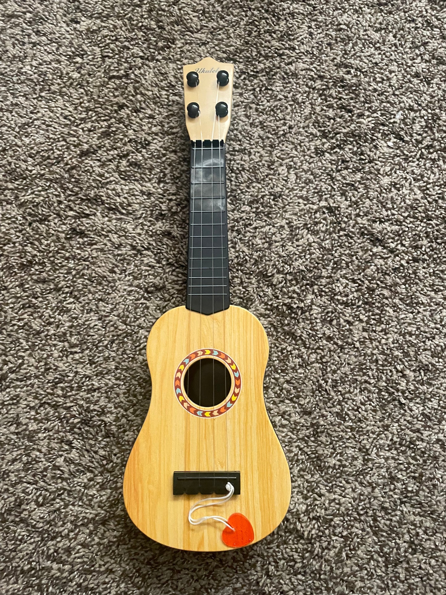 #177 Light Brown Kids Toy Ukulele