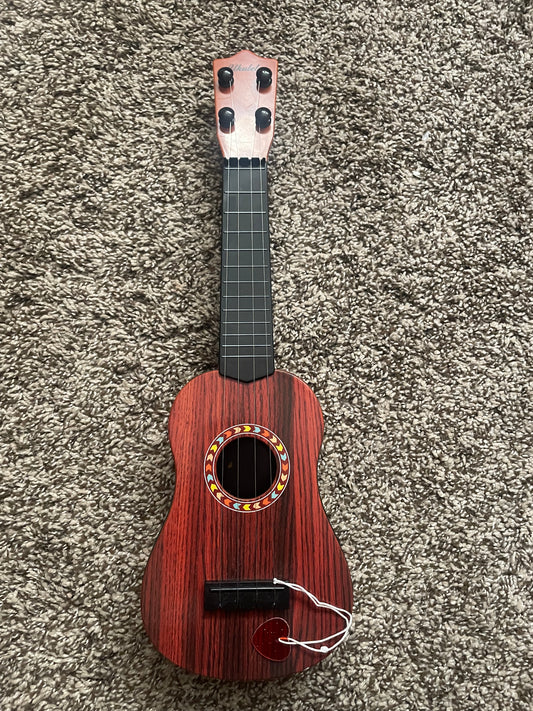 #177 Dark Brown Kids Toy Ukulele