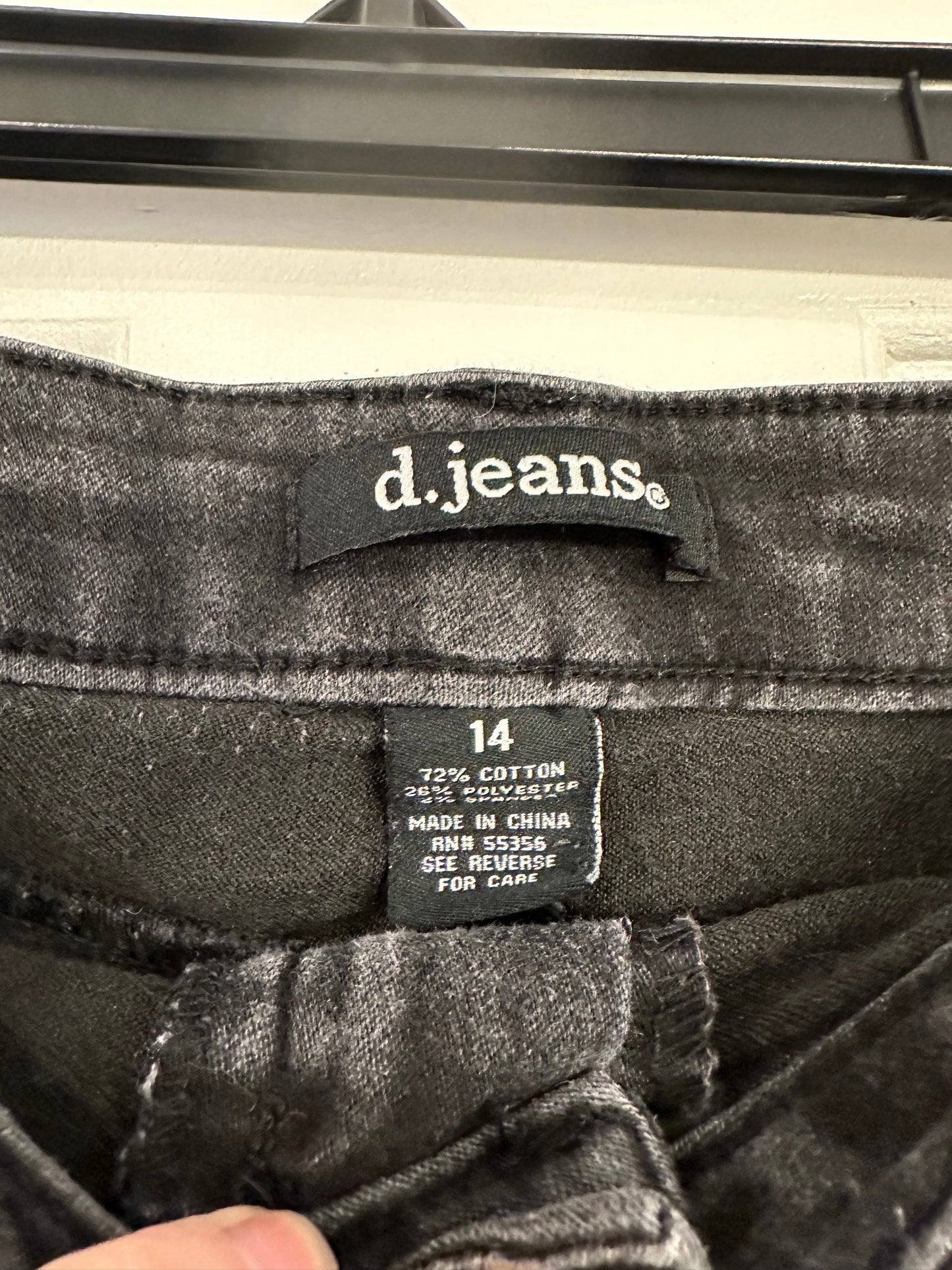 Black "D Jeans" - Women's Size 14
