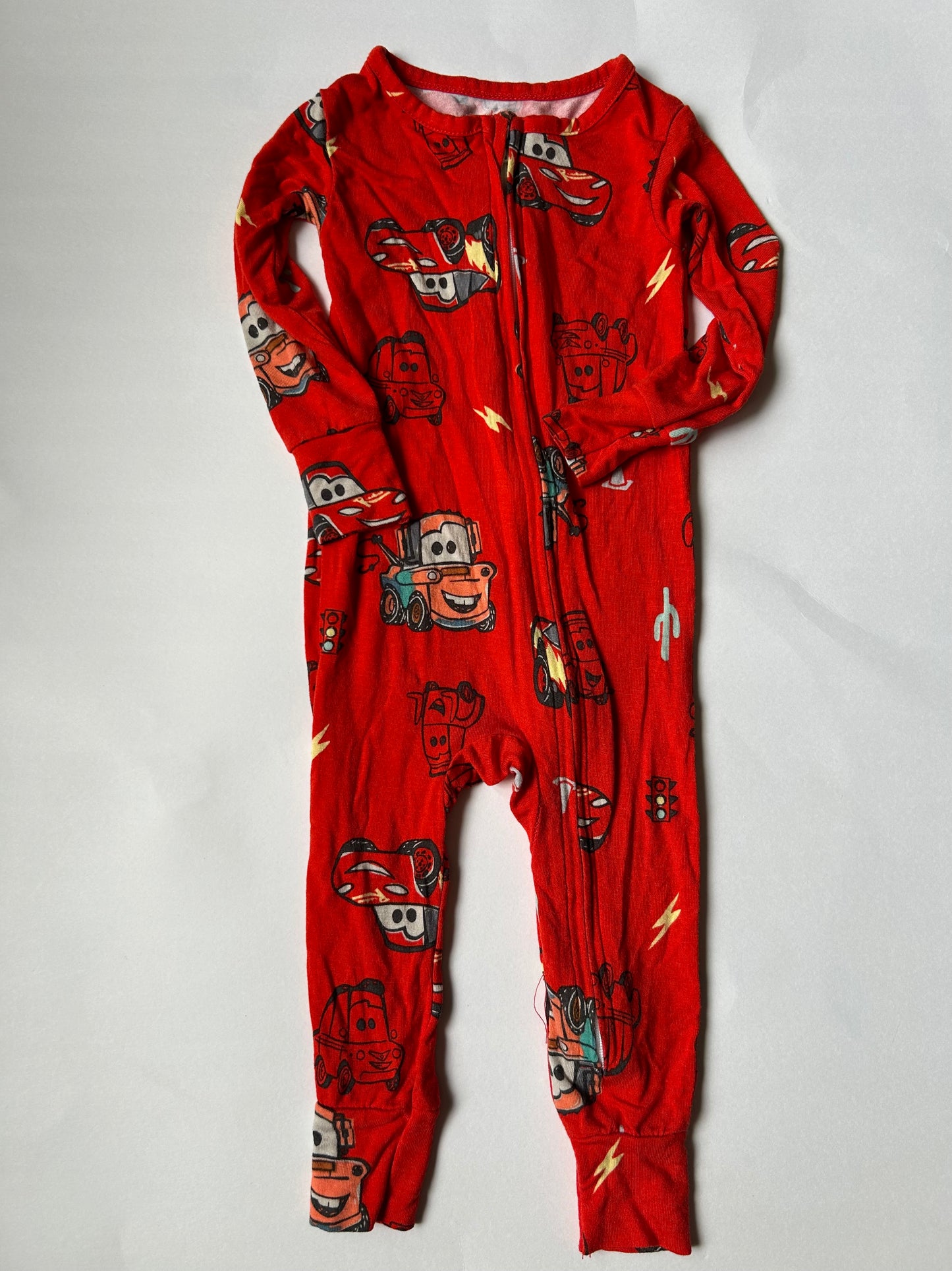 Seller 21 Lightning McQueen bamboo PJ 9mo