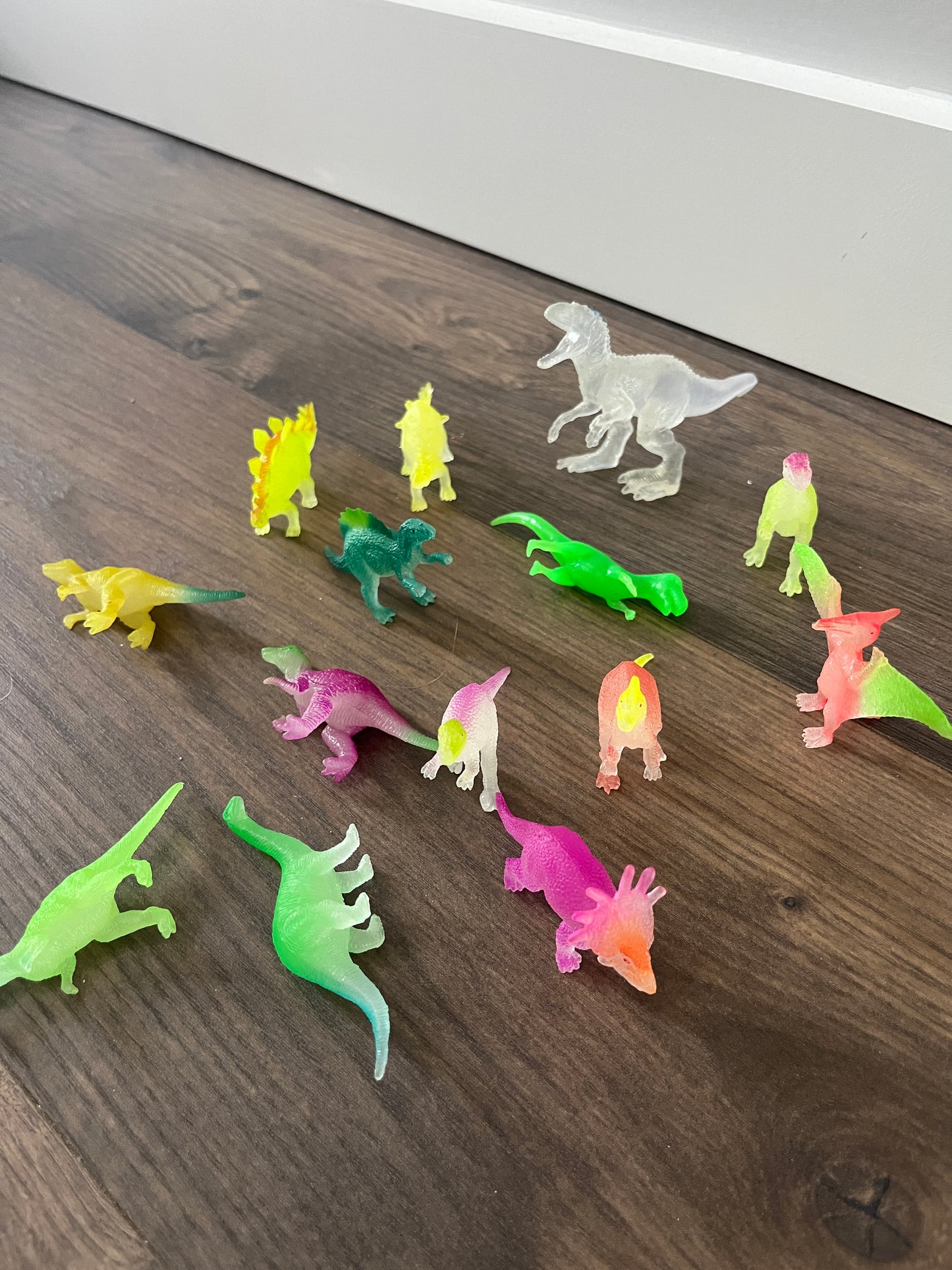 3b Assortment of neon dinosaurs