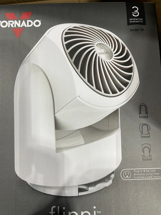 New Vornado flippi V6 personal fan (wire) White color