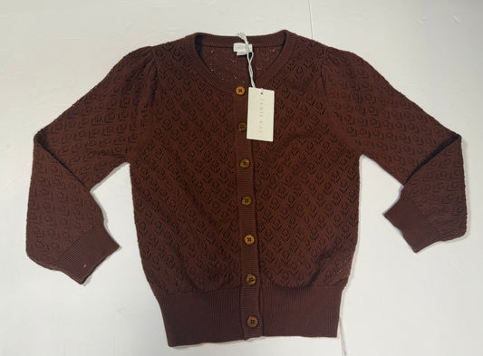 #141 Girls 5Y NWT Jamie Kay Brown Sweater