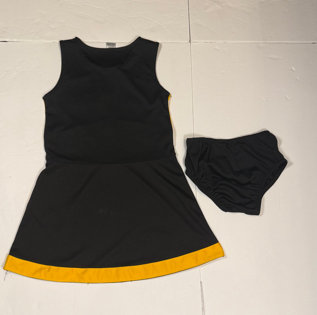 #141 Girls 5/6 Steelers Cheerleader Outfit with Bloomers